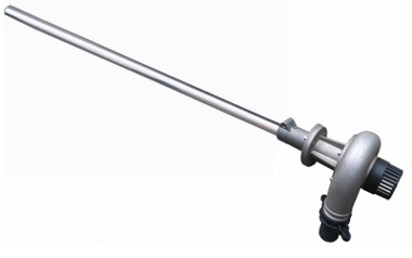 Pole pump attachment